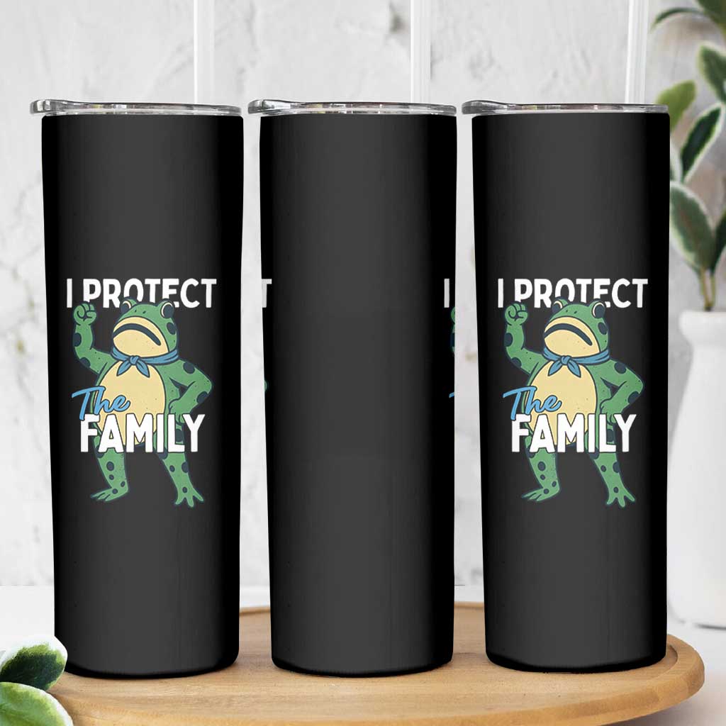 Activist Portland Frog Skinny Tumbler I Protect the Family Protest Statement - Wonder Print Shop