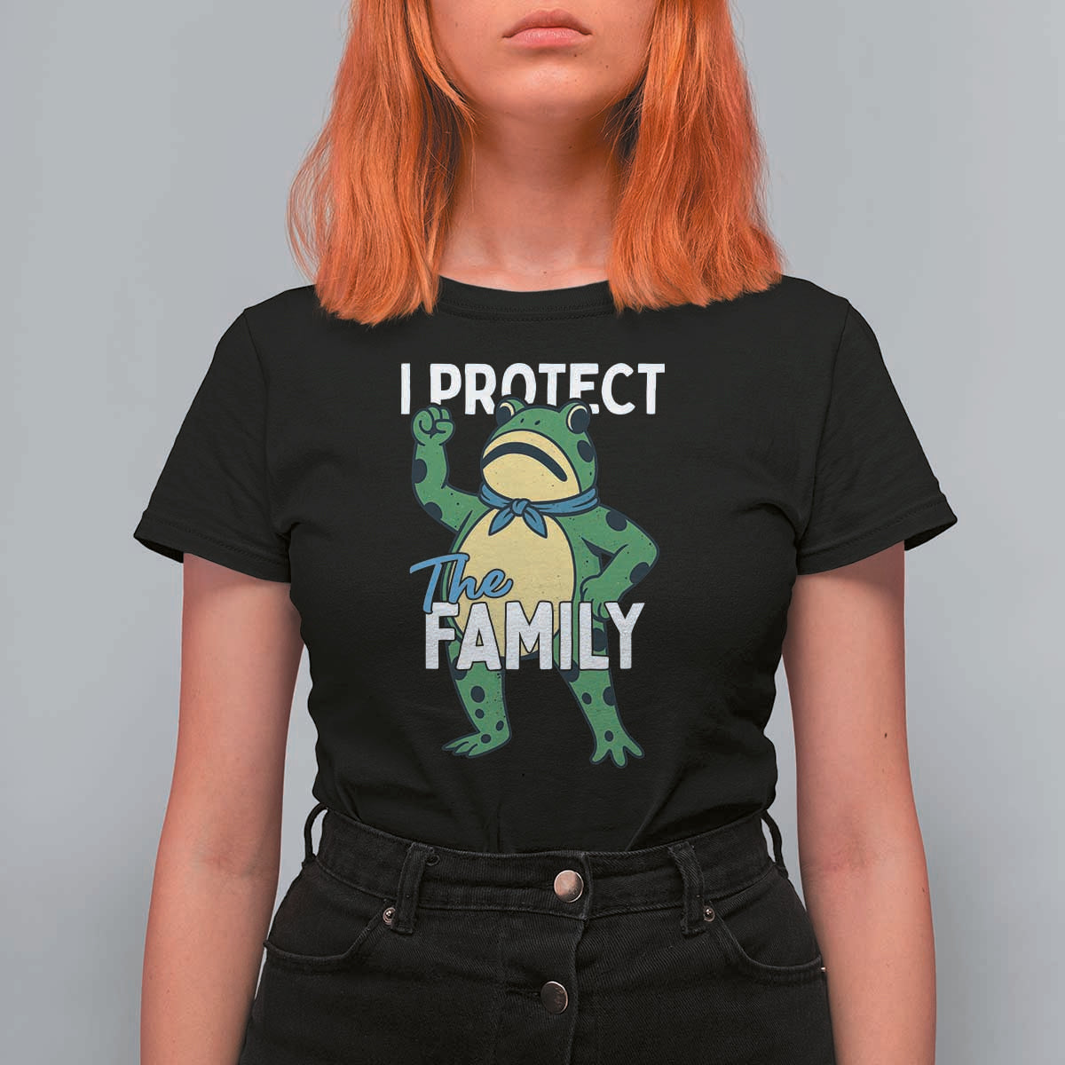 Activist Portland Frog T Shirt For Women I Protect the Family Protest Statement - Wonder Print Shop