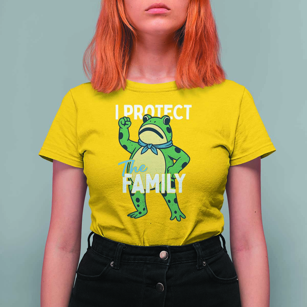 Activist Portland Frog T Shirt For Women I Protect the Family Protest Statement - Wonder Print Shop