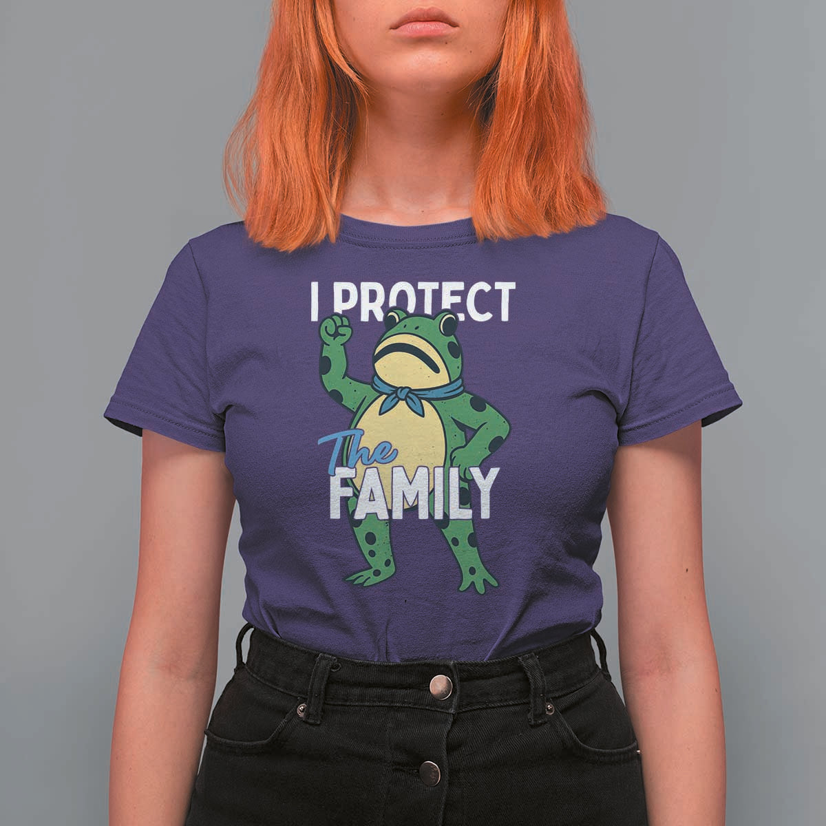 Activist Portland Frog T Shirt For Women I Protect the Family Protest Statement - Wonder Print Shop
