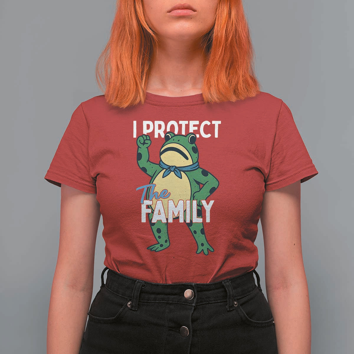 Activist Portland Frog T Shirt For Women I Protect the Family Protest Statement - Wonder Print Shop