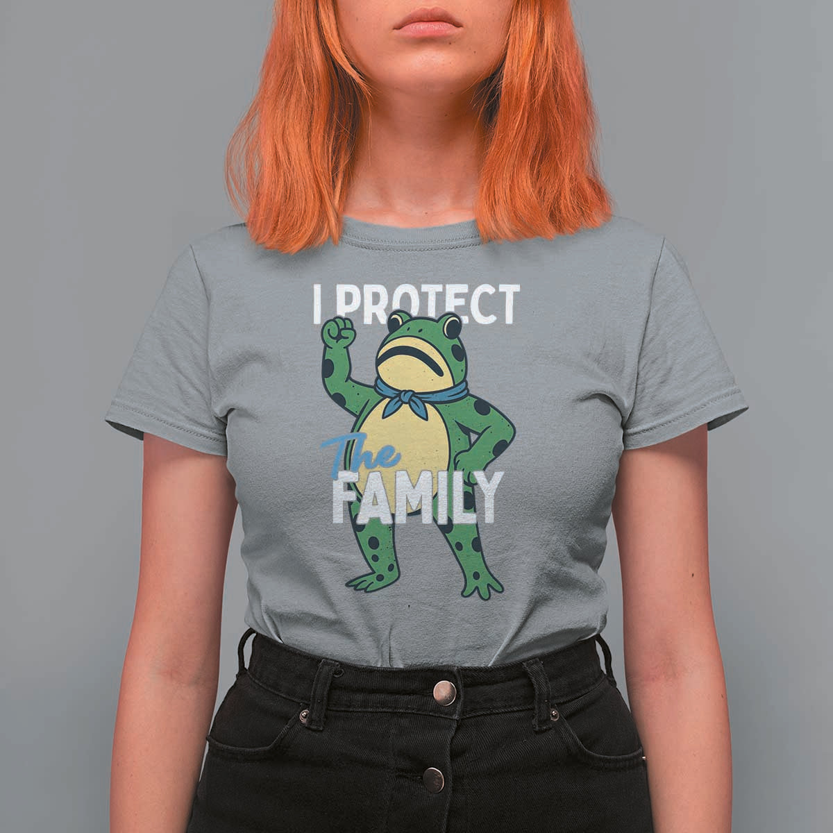 Activist Portland Frog T Shirt For Women I Protect the Family Protest Statement - Wonder Print Shop