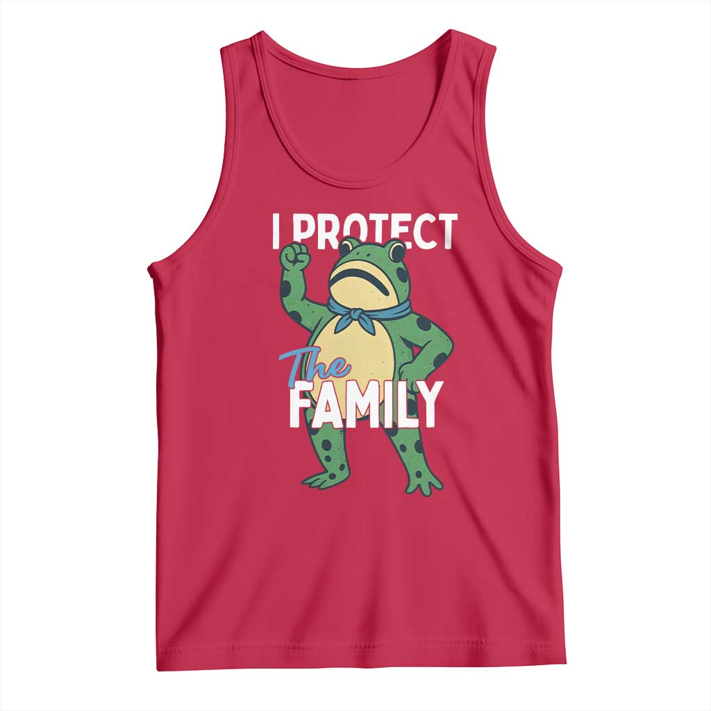 Activist Portland Frog Tank Top I Protect the Family Protest Statement - Wonder Print Shop