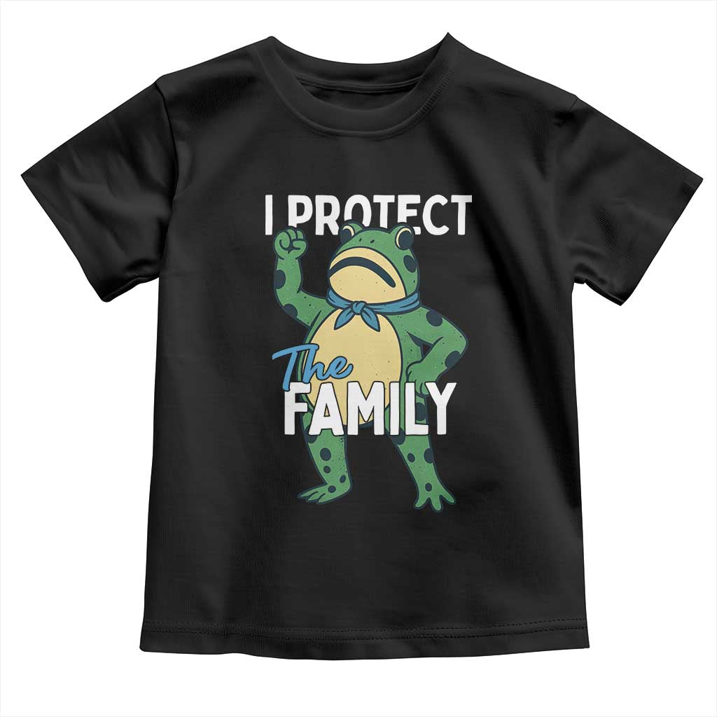Activist Portland Frog Toddler T Shirt I Protect the Family Protest Statement - Wonder Print Shop