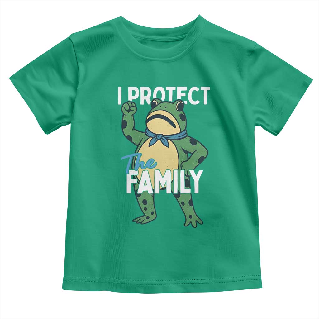 Activist Portland Frog Toddler T Shirt I Protect the Family Protest Statement - Wonder Print Shop