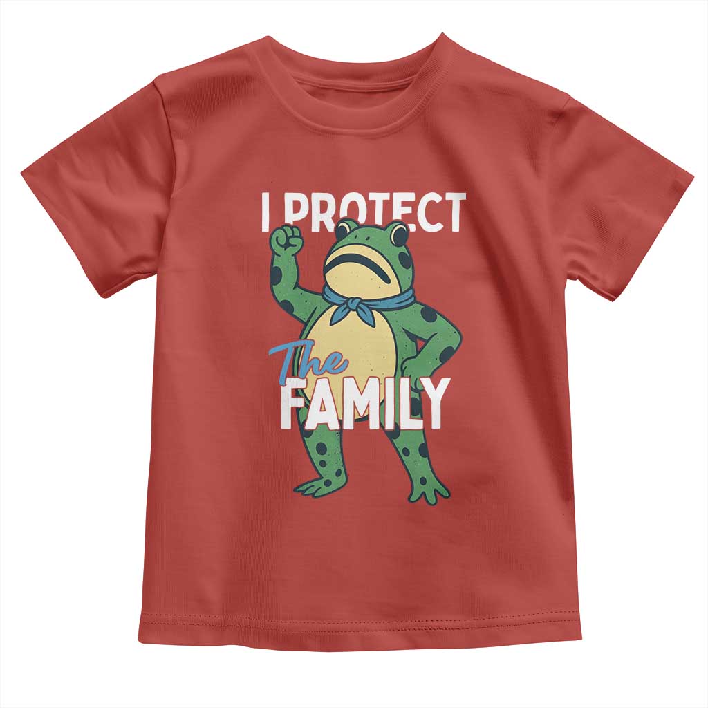 Activist Portland Frog Toddler T Shirt I Protect the Family Protest Statement - Wonder Print Shop