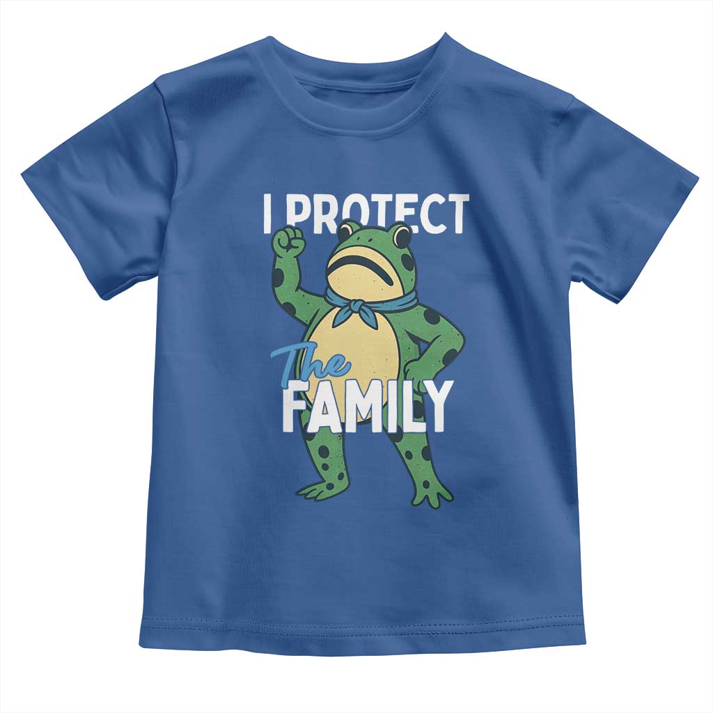 Activist Portland Frog Toddler T Shirt I Protect the Family Protest Statement - Wonder Print Shop