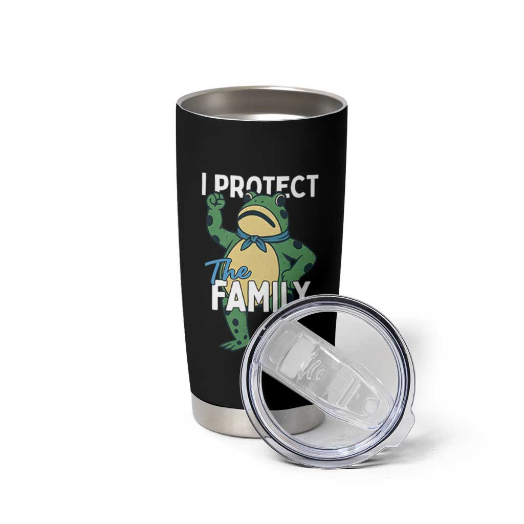 Activist Portland Frog Tumbler Cup I Protect the Family Protest Statement - Wonder Print Shop