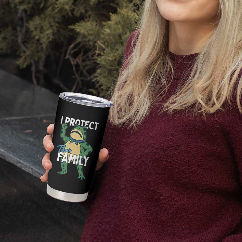 Activist Portland Frog Tumbler Cup I Protect the Family Protest Statement - Wonder Print Shop