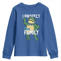 Activist Portland Frog Youth Sweatshirt I Protect the Family Protest Statement - Wonder Print Shop