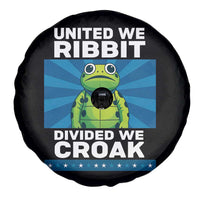 Patriotic Protest Portland Frog Spare Tire Cover United We Ribbit Divided We Croak Resist - Wonder Print Shop