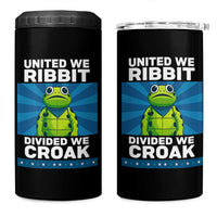Patriotic Protest Portland Frog 4 in 1 Can Cooler Tumbler United We Ribbit Divided We Croak Resist - Wonder Print Shop