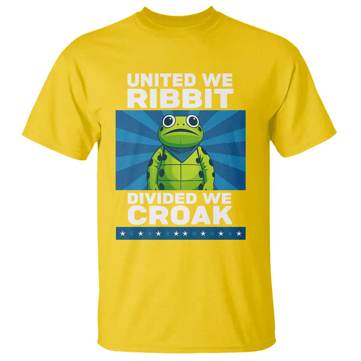 Patriotic Protest Portland Frog T Shirt United We Ribbit Divided We Croak Resist - Wonder Print Shop