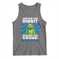 Patriotic Protest Portland Frog Tank Top United We Ribbit Divided We Croak Resist - Wonder Print Shop
