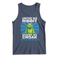 Patriotic Protest Portland Frog Tank Top United We Ribbit Divided We Croak Resist - Wonder Print Shop