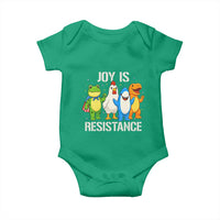 Portland Protest Inflatable Mascot Parade Baby Onesie Joy Is Resistance Resist Frog Shark Chicken Dino - Wonder Print Shop