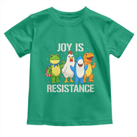 Portland Protest Inflatable Mascot Parade Toddler T Shirt Joy Is Resistance Resist Frog Shark Chicken Dino - Wonder Print Shop