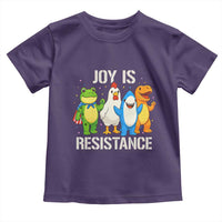Portland Protest Inflatable Mascot Parade Toddler T Shirt Joy Is Resistance Resist Frog Shark Chicken Dino - Wonder Print Shop