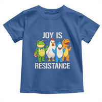 Portland Protest Inflatable Mascot Parade Toddler T Shirt Joy Is Resistance Resist Frog Shark Chicken Dino - Wonder Print Shop
