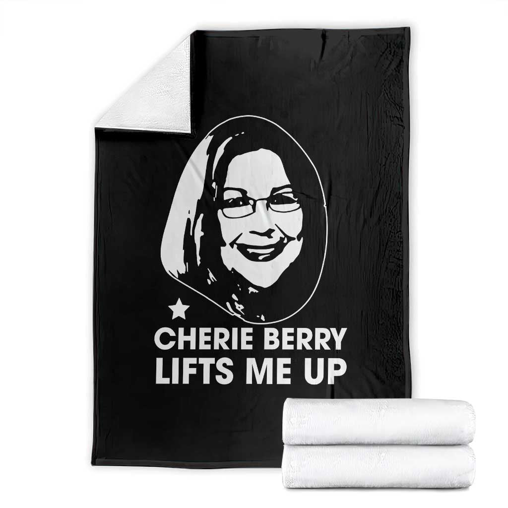 Cherie Berry Lifts Me Up Throw Blanket Elevator Tribute Funny NC Meme - Wonder Print Shop