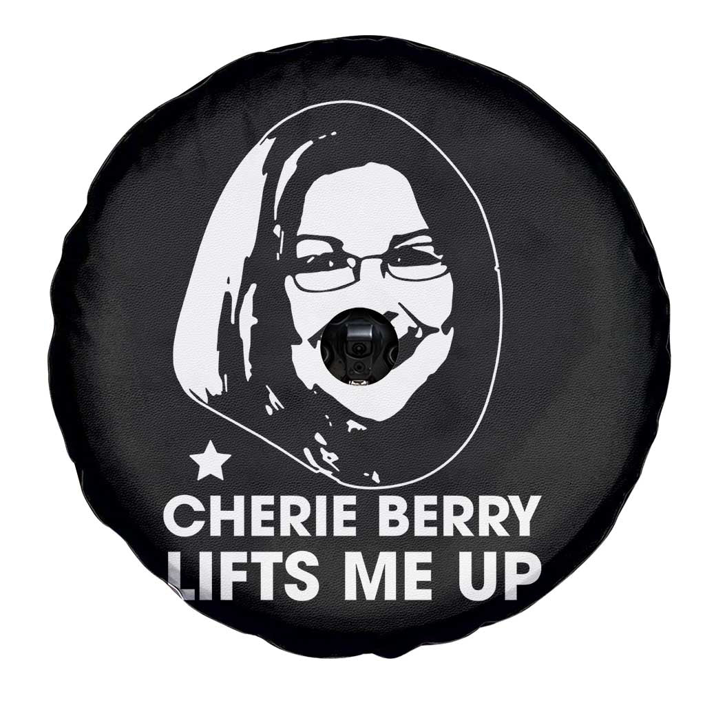 Cherie Berry Lifts Me Up Spare Tire Cover Elevator Tribute Funny NC Meme - Wonder Print Shop