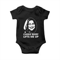 Cherie Berry Lifts Me Up Baby Onesie Elevator Tribute Funny NC Meme - Wonder Print Shop