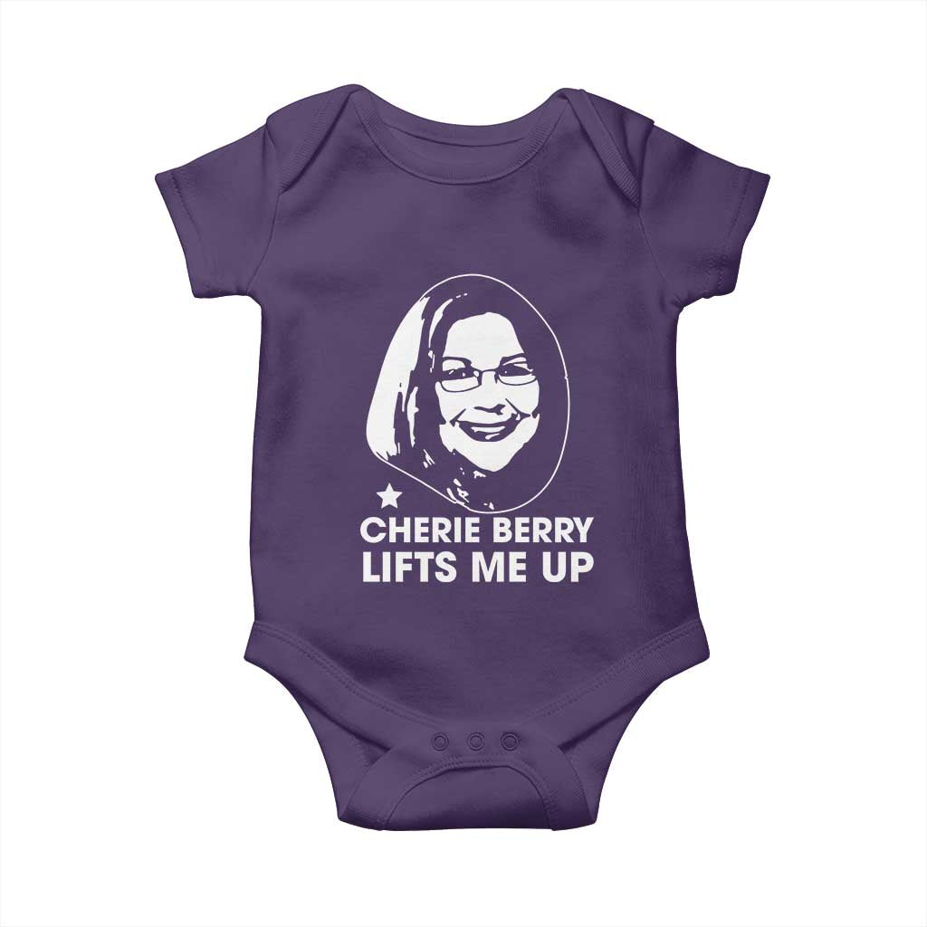 Cherie Berry Lifts Me Up Baby Onesie Elevator Tribute Funny NC Meme - Wonder Print Shop