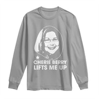 Cherie Berry Lifts Me Up Long Sleeve Shirt Elevator Tribute Funny NC Meme - Wonder Print Shop