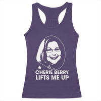 Cherie Berry Lifts Me Up Racerback Tank Top Elevator Tribute Funny NC Meme - Wonder Print Shop