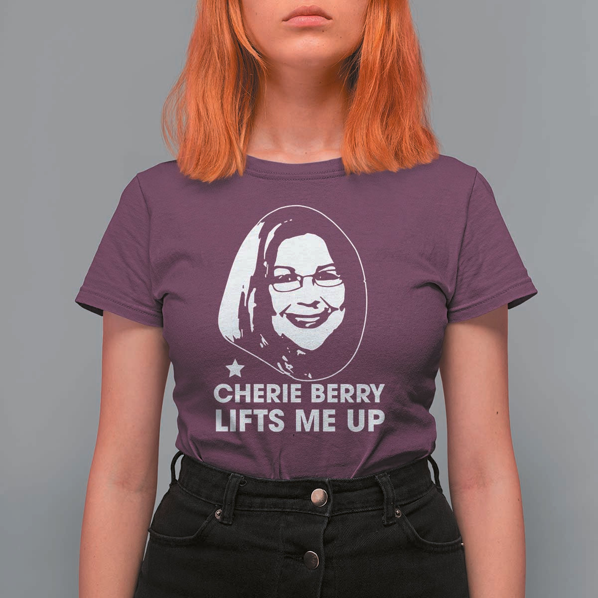 Cherie Berry Lifts Me Up T Shirt For Women Elevator Tribute Funny NC Meme - Wonder Print Shop