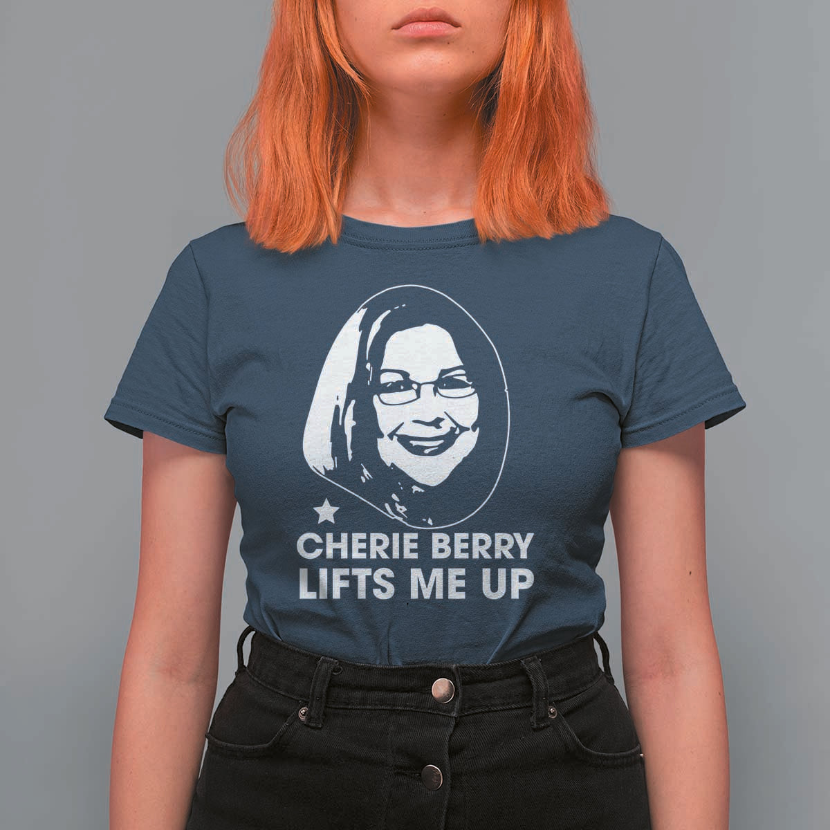 Cherie Berry Lifts Me Up T Shirt For Women Elevator Tribute Funny NC Meme - Wonder Print Shop