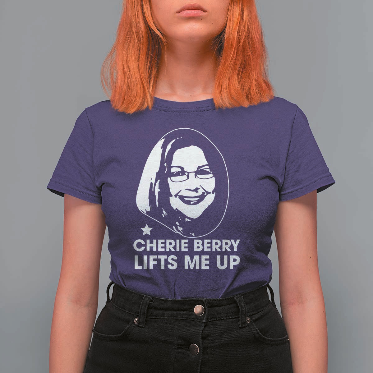 Cherie Berry Lifts Me Up T Shirt For Women Elevator Tribute Funny NC Meme - Wonder Print Shop