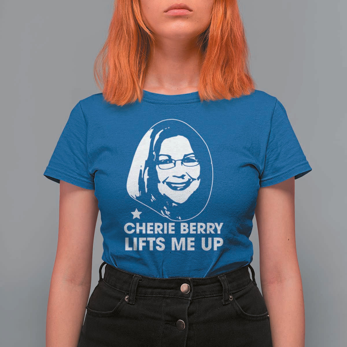 Cherie Berry Lifts Me Up T Shirt For Women Elevator Tribute Funny NC Meme - Wonder Print Shop