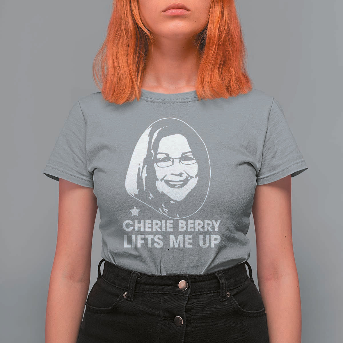 Cherie Berry Lifts Me Up T Shirt For Women Elevator Tribute Funny NC Meme - Wonder Print Shop
