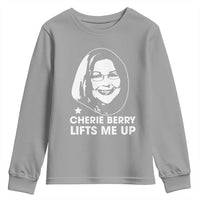 Cherie Berry Lifts Me Up Youth Sweatshirt Elevator Tribute Funny NC Meme - Wonder Print Shop