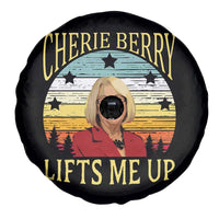 Cherie Berry Lifts Me Up Spare Tire Cover Retro Vintage Elevator Tribute Funny NC Meme - Wonder Print Shop