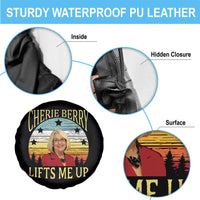 Cherie Berry Lifts Me Up Spare Tire Cover Retro Vintage Elevator Tribute Funny NC Meme - Wonder Print Shop