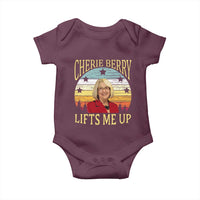 Cherie Berry Lifts Me Up Baby Onesie Retro Vinatge Elevator Tribute Funny NC Meme - Wonder Print Shop