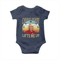 Cherie Berry Lifts Me Up Baby Onesie Retro Vinatge Elevator Tribute Funny NC Meme - Wonder Print Shop