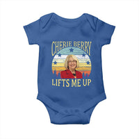 Cherie Berry Lifts Me Up Baby Onesie Retro Vinatge Elevator Tribute Funny NC Meme - Wonder Print Shop
