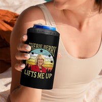 Cherie Berry Lifts Me Up 4 in 1 Can Cooler Tumbler Retro Vintage Elevator Tribute Funny NC Meme - Wonder Print Shop