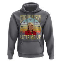 Cherie Berry Lifts Me Up Hoodie Retro Vinatge Elevator Tribute Funny NC Meme - Wonder Print Shop