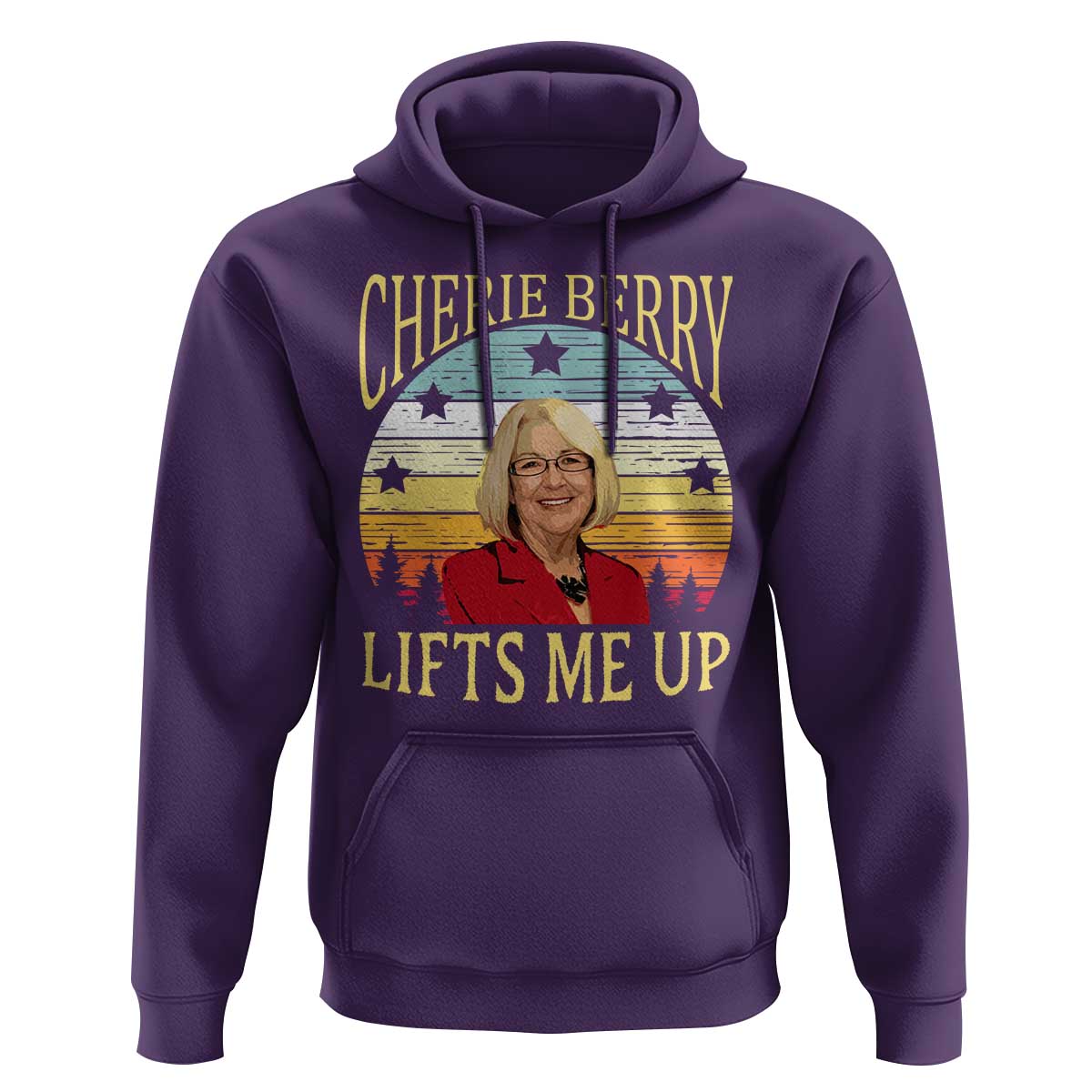 Cherie Berry Lifts Me Up Hoodie Retro Vinatge Elevator Tribute Funny NC Meme - Wonder Print Shop