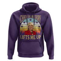 Cherie Berry Lifts Me Up Hoodie Retro Vinatge Elevator Tribute Funny NC Meme - Wonder Print Shop