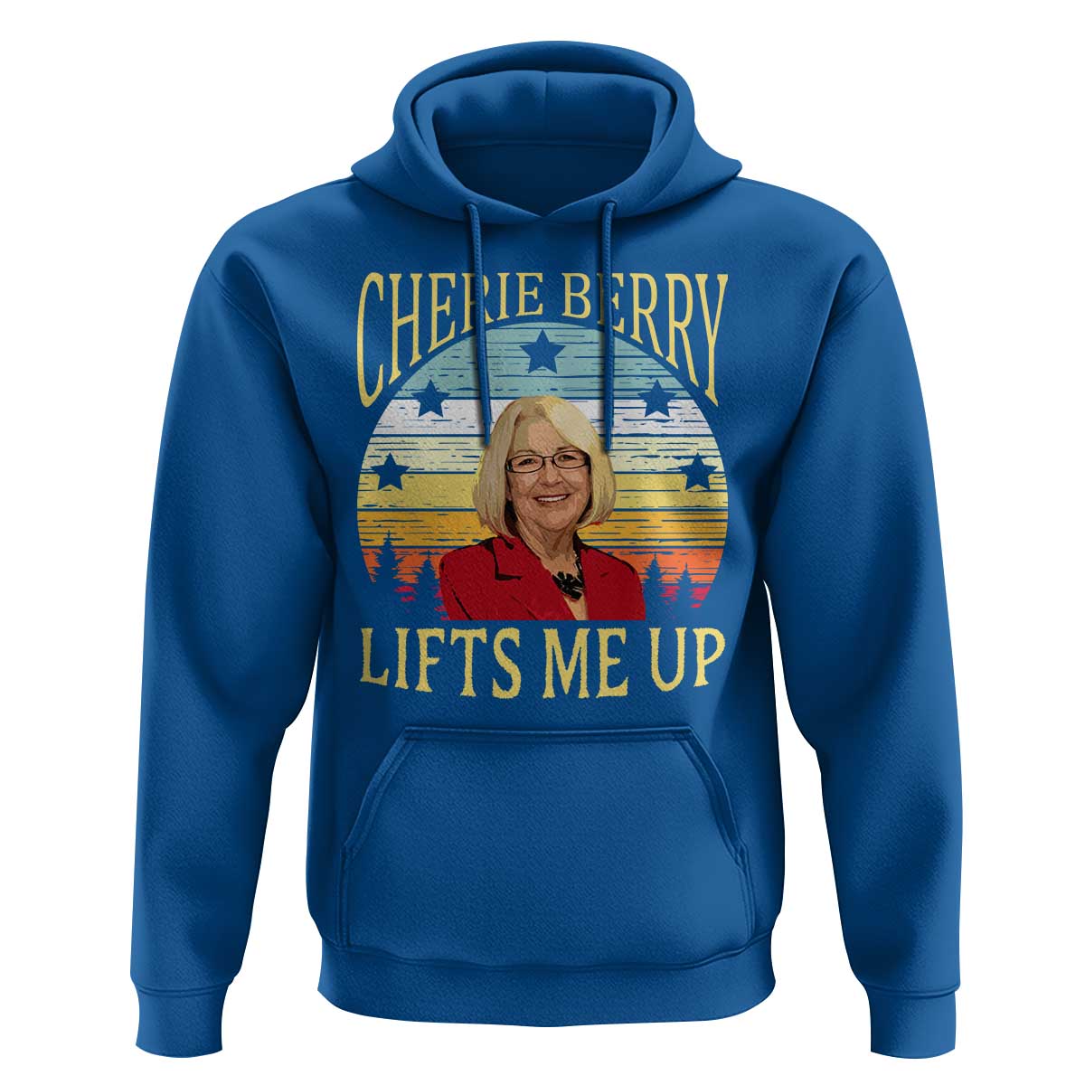 Cherie Berry Lifts Me Up Hoodie Retro Vinatge Elevator Tribute Funny NC Meme - Wonder Print Shop