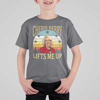 Cherie Berry Lifts Me Up T Shirt For Kid Retro Vinatge Elevator Tribute Funny NC Meme - Wonder Print Shop