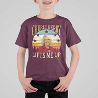 Cherie Berry Lifts Me Up T Shirt For Kid Retro Vinatge Elevator Tribute Funny NC Meme - Wonder Print Shop