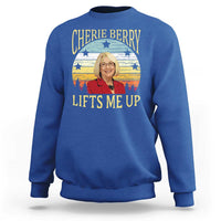 Cherie Berry Lifts Me Up Sweatshirt Retro Vinatge Elevator Tribute Funny NC Meme - Wonder Print Shop