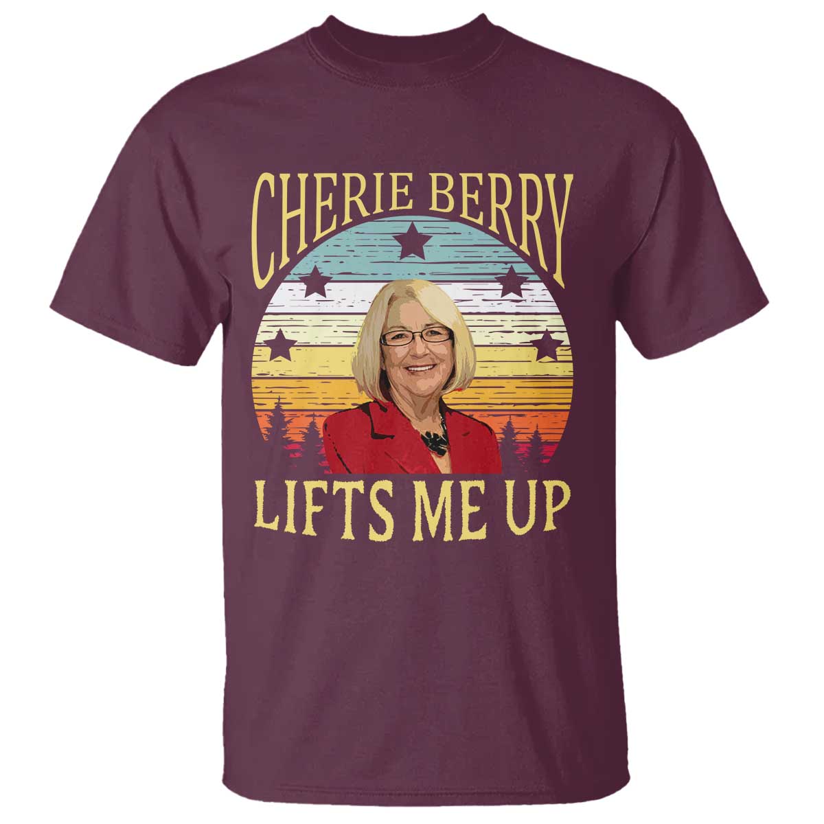 Cherie Berry Lifts Me Up T Shirt Retro Vinatge Elevator Tribute Funny NC Meme - Wonder Print Shop