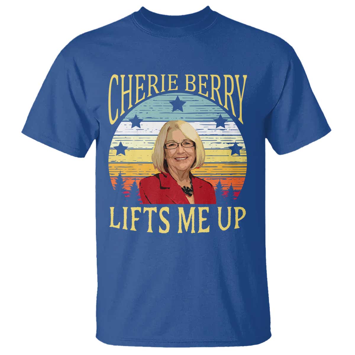 Cherie Berry Lifts Me Up T Shirt Retro Vinatge Elevator Tribute Funny NC Meme - Wonder Print Shop